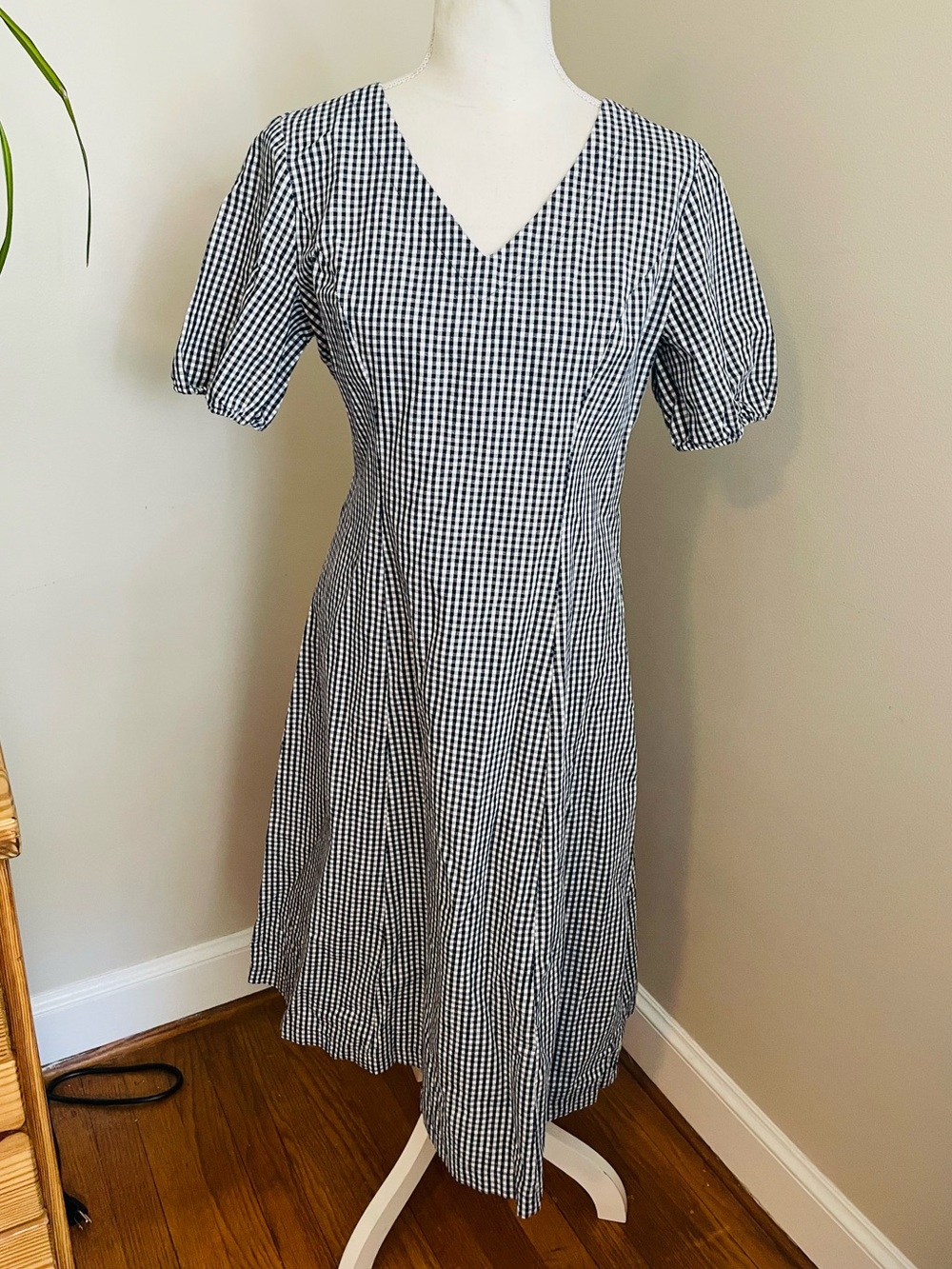 Liz Claiborne 100% Cotton Gingham Dress